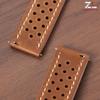 20mm 22mm Leather Watch Strap Breathable Porous Quick Release Bracelet for Seiko for Rolex Vintage Stitched Replacement Bracelet
