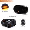 2PCS Dynamic Side Marker Turn Signal Indicator Repeater Light for Suzuki Jimny JB64W JB74 JB23 Chevrolet Cruze HR52S