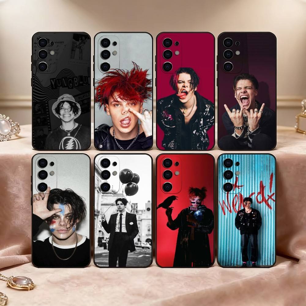 Чехол для телефона S-Singer Y-Yungblud Черный Силикон Мягкий Для Samsung S25,S24,S21,S22,S23,S30,Ultra,S20,Plus,Fe,Lite