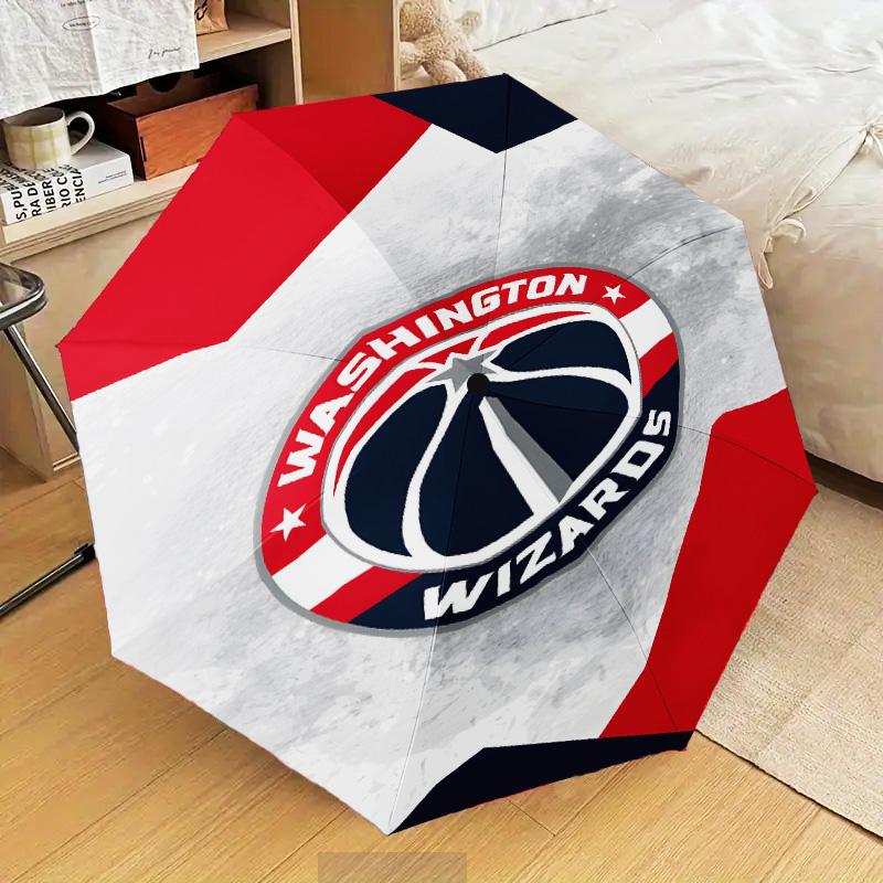 Washington basketball Stars Umbrella Folding umbrella, automatic umbrella 8-Frame for Travel, camping Use Gift for Halloween Christmas