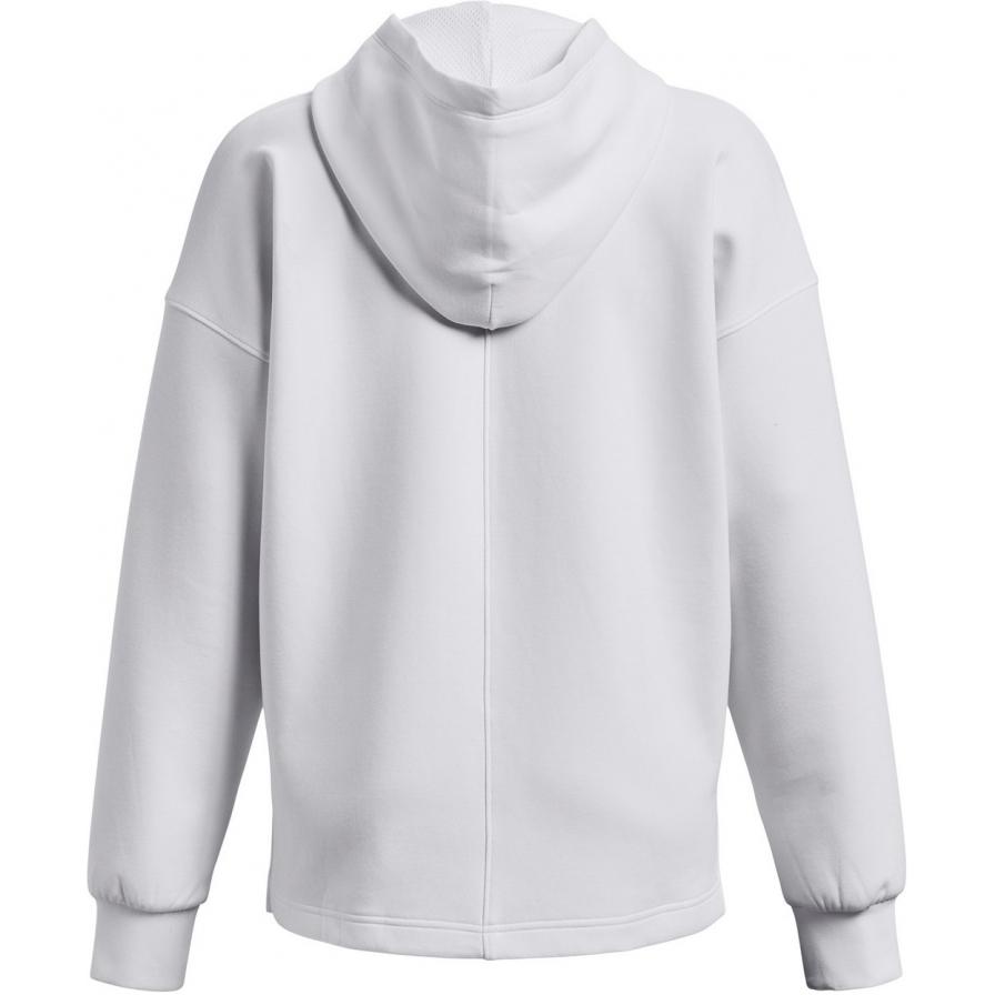 Under Armour FW22 Сплошной цвет с маленьким логотипом и принтом, женская толстовка с капюшоном, белая 1374117-100