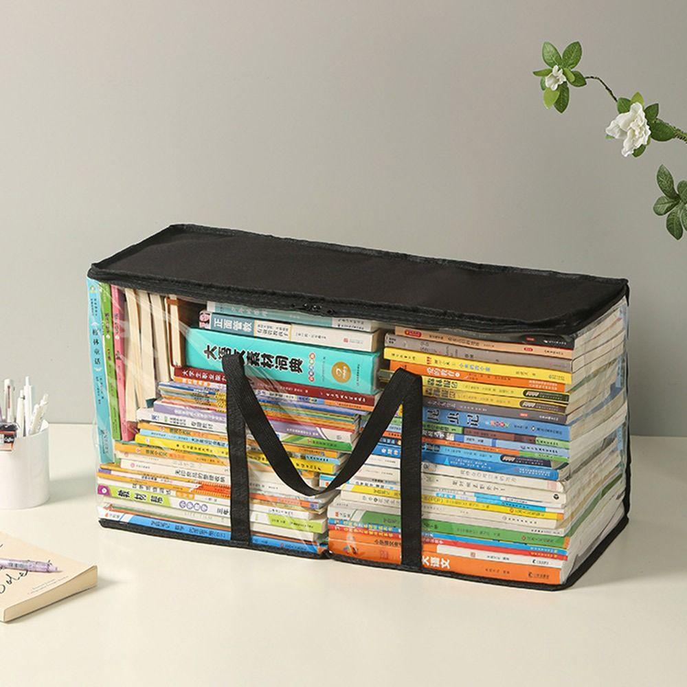 Multifunctional Collapsible Pouch Waterproof Books Collection Container  Student