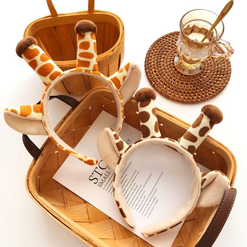 Giraffe Ears Animal Hairbands Korean Style Face Washing Hair Hoop  Girls/Female