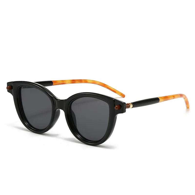 Модные солнцезащитные очки для мужчин и женщин, трендовые очки для улицы, путешествий, вождения автомобиля, солнцезащитные очки в стиле ретро, защита от УФ-лучей, солнцезащитные очки «кошачий глаз»