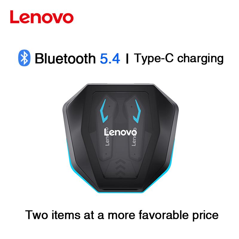 Оригинальные наушники Lenovo TG102 Bluetooth 5.4, спортивная гарнитура, беспроводные внутриканальные игровые наушники с низкой задержкой, двухрежимные музыкальные наушники