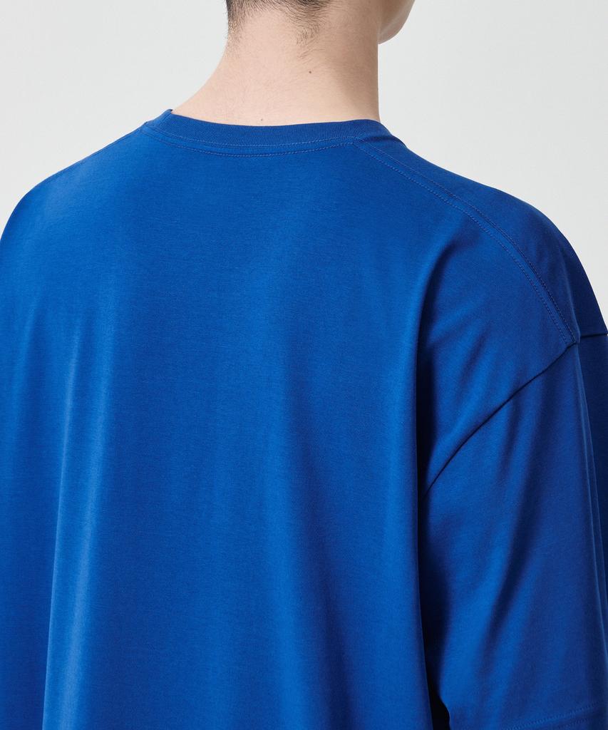 MUSINSA STANDARD [Cooltandard] Oversized Crew Neck T-Shirt [Blue]