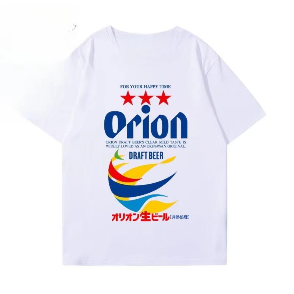 Orion Okinawa Beer 2026 Men's Women Pure Cotton Summer T-Shirt Comfortable High-Quality Ins By Y2K Alcohol Lovers' Choice Tops