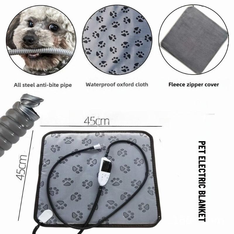 Waterproof Cat & Dog Electric Heating Pad Energy-saving Electric Heating Mattress Intelligent Pet Electric Blanket