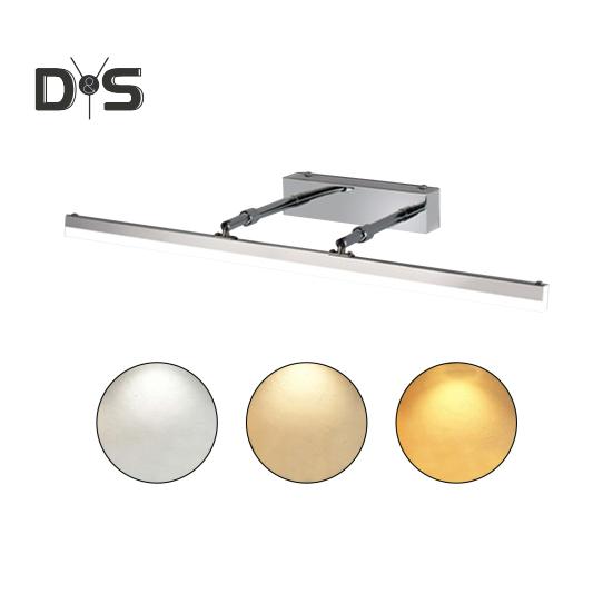 Светодиодный настенный светильник с регулируемой цветовой температурой, регулируемой яркостью, без мерцания, широко используемый современный светодиодный светильник для туалетного столика, подсветка для картин