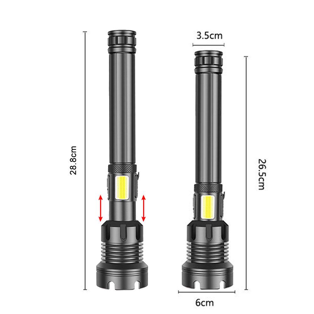 P90 COB light тактический USB перезаряжаемый охотничий фонарь с бликами