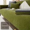 Herringbone Pattern Chenille Sofa Cover Non-slip Couch Cover Living Room Sofa Slipcover Backrest Armrest Chair Protector Cushion