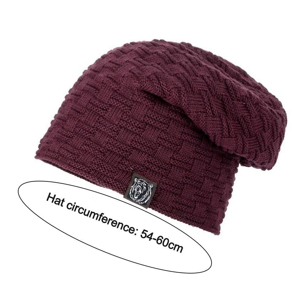 Теплая холодная шапка мягкая вязаная шапка холодная шапка зимняя шапка бини для мужчин и женщин