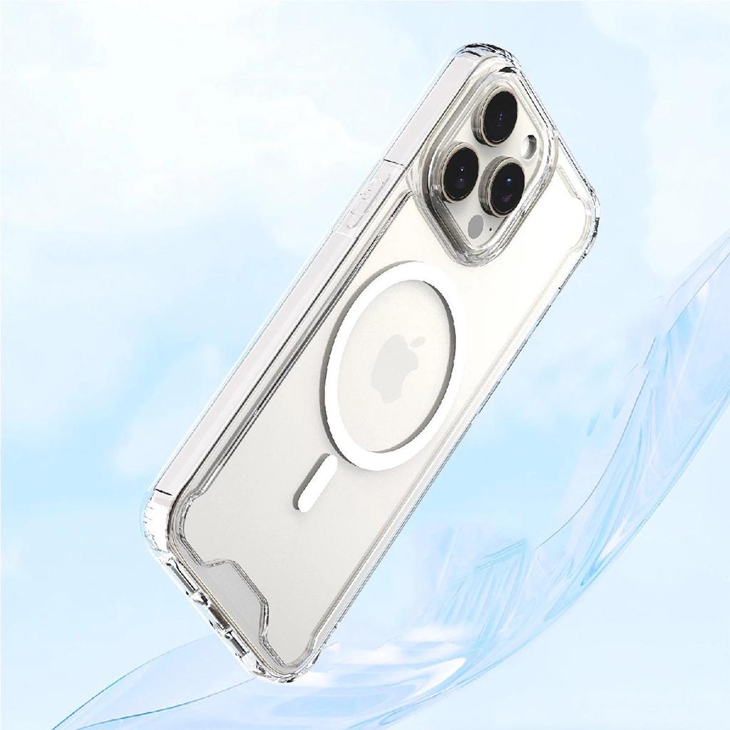 Etui Clear Corner Case Magsafe Na Iphone 16 - Przezroczyste