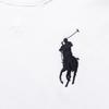 Мужской свитшот из флиса с круглым вырезом и вышивкой логотипа Big Pony Polo Ralph Lauren, белый MNPOKNI16820474-100