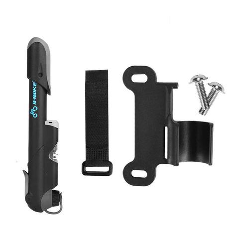 Alogy Bike Pump Hand Bicycle Pump with Air Pressure Gauge Black