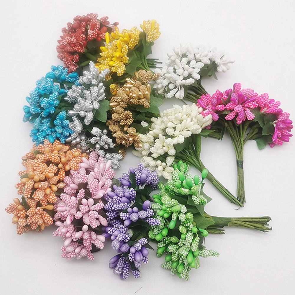 Брак Скрапбукинг Коробка Праздничные Принадлежности Ягоды Тычинки Искусственный Цветок Домашний Декор Искусственный Цветок