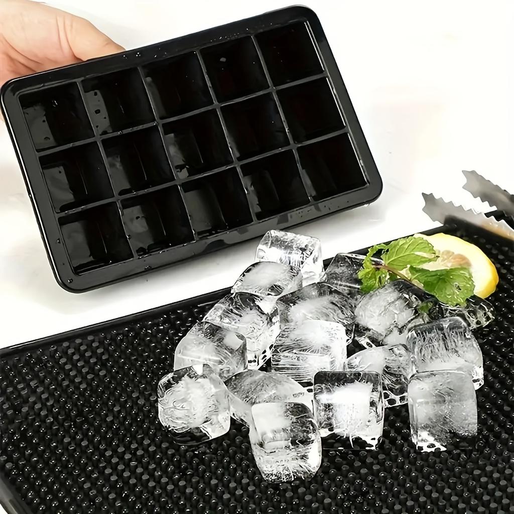 15 ячеек, пищевой, подходит для напитков DIY и напитков для вечеринок, квадратная форма для льда, идеально подходит для летних холодных напитков кубик льда