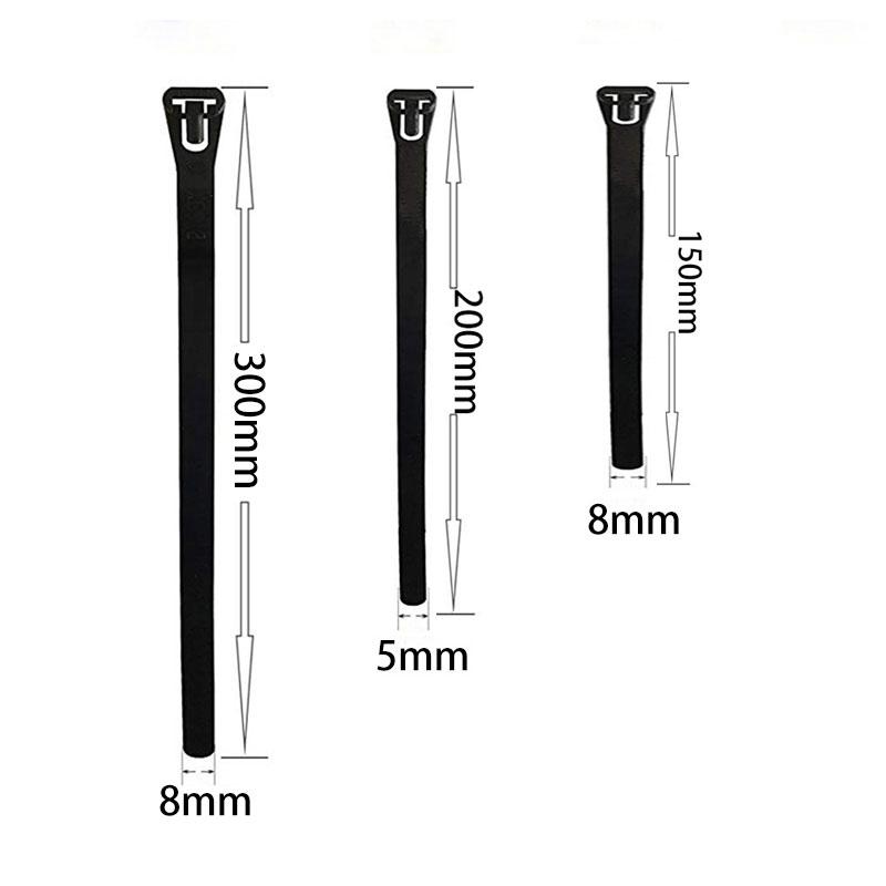 100 шт. многоразовые стяжки на молнии, пластиковые стяжки, проволочные нейлоновые кабельные стяжки, которые могут ослабить стяжку Slipknot