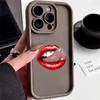 LZ21 Lips kiss design art силиконовый чехол для телефона Infinix Smart 9 Hot 40i Tecno Camon 20 Pro Moto G22 G30 OnePlus Google Pixel 9 противоударный задний чехол