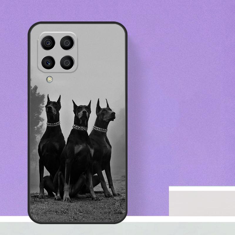 Dachshund Doberman Dog For Samsung Galaxy M55 M15 M13 M33 M53 M20 M30s M31s M12 M32 M52 M11 M51 M14 M34 M54 Case