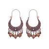 Этнические геометрические деревянные бусины-кисточки серьги