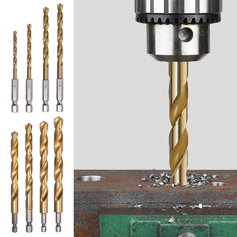 Hex Shank Twist Drill 4241 High Speed Steel Drilling Tools Twist Drill Bit Power Tool
