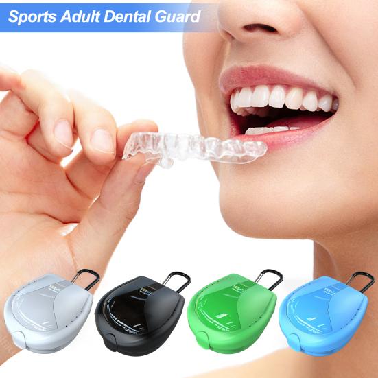 Коробка-держатель для спортивных кап для взрослых Бокс Тхэквондо Капа для рта Чехол для хранения Портативный Пылезащитный Пластиковый Футбольная капа Фитнес-капы