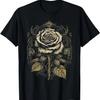 Gothic Aesthetic Rose Flowers Pagan Witchcraft T-Shirt