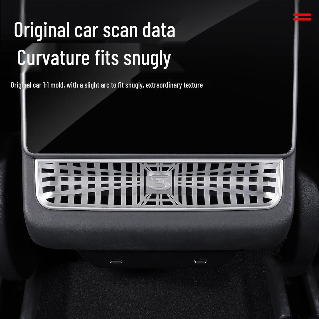 Tesla Model 3/Y Rear Air Vent Protection Cover