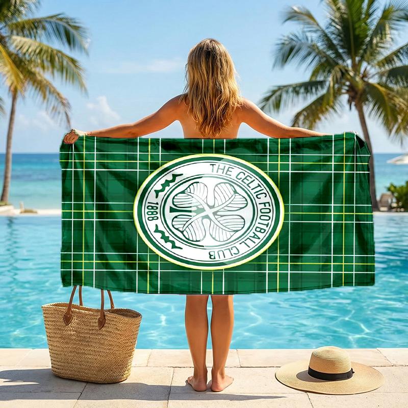 Celtic Fc Fashion Beach Towel: Ideal for Summer Adventures Soft, absorbent and quick drying suitable for swimming and bathing