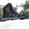 Thick Plush Lined Mens Winter Snow Boots Thick Platform Warm Non Slip Outdoor Waterproof Ankle Boots for Cold Weather Walking