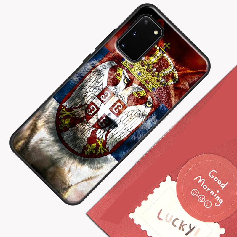 Флаг Сербии Сербский чехол для телефона для Samsung Galaxy S23 S26 Ultra S20 S21 S22 S24 S25 Plus S10 S25 FE Защитный корпус