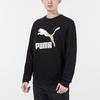 PUMA Sweatshirts Men's Black Crew Neck Moderate Regular 535278-01