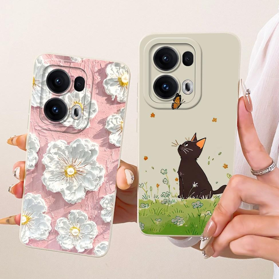 Чехол для Oppo Reno 13 Pro Силиконовый Роскошный Модный Крутой Кавайный Милый Расписной Чехол для Oppo Reno13 Pro CPH2697 PKK110 Корпус