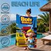 The Builder's Adventure Beach Towel, Super Soft Microfiber, Perfect Gift for Her/Him, Birthday, for Pool, Beach, Travel, Decor Beach Party