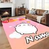Custom personalization Molang Area Rug - Perfect For Kitchen, Bathroom,Laundry Room Decor Large Size Available,Gift All Seasons