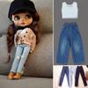 Повседневная одежда Джинсы Брюки для licca ob24/26/27 кукол для blythe Куклы для azone19 pp fr Куклы