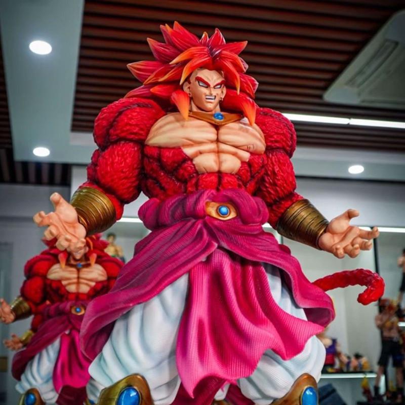 Dragon Ball Super Saiyan 4 Broly Gk Figure Anime Peripheral Statue Collectible Desktop Decoration Model For Otaku Anime Fans