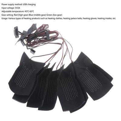 8в1 USB-грелка для одежды с 3 передачами, регулируемая температура, электрическая нагревательная пластина, грелка для жилета, куртки