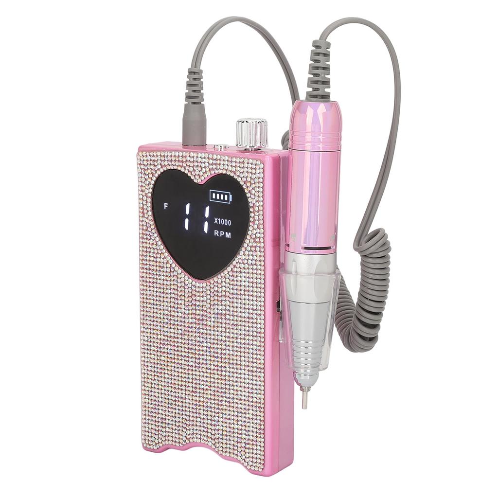 Шлифовальный станок для маникюра Аккумуляторная портативная многофункциональная электрическая дрель для ногтей 100?240