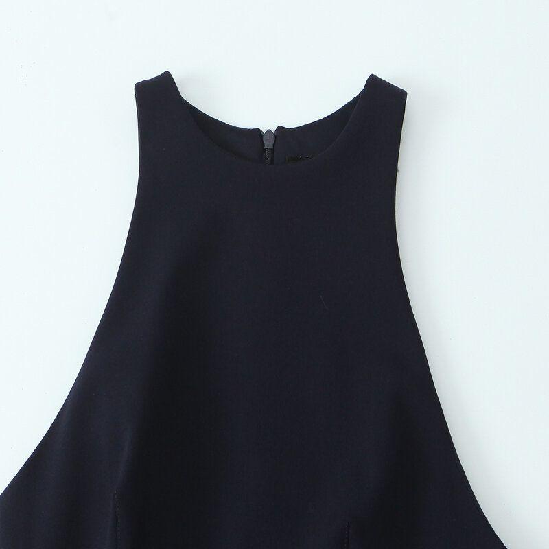 Fashion Style 2024 Fall and Winter New Women's Clothing Stylish Two Sides Strap Decoration Mini Dress 4764261