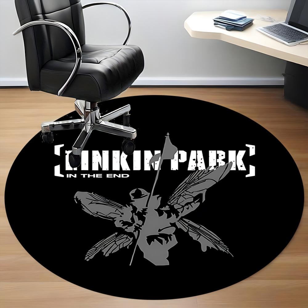 1 шт. Ковер-кресло Linkin Park для офиса, Нескользящий, Мягкий и прочный офисный ковер для декора интерьера, Идеально для офиса yy250925112