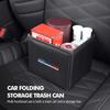 Car Folding Garbage Bin Storage Box Multifunctional Storage Box For BMW 1 3 5 Series G30 G32 G38 2021 2020 2019 2018 E46 E91