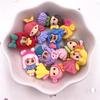 20pcs Colorful Resin Mini Girl Princess Anime Flatback Cabochon Scrapbook Craft DIY Accessory Decor Figurine