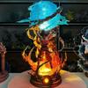 9,05 дюйма/23 см Дух Жизненной Силы Сунь Укун SSj3 Супер Сайян Dragon BallZ Могучий Навык Боевая Фигурка Игрушки LS ПВХ воздушный шар может двигаться светящийся Круглый Сенсорный Прочный