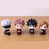Anime Cute Fushiguro Toji Jujutsu Kaisen Figure Gojo Satoru Action Figure Q Version Doll Geto Suguru Statue 10cm PVC Model Toy