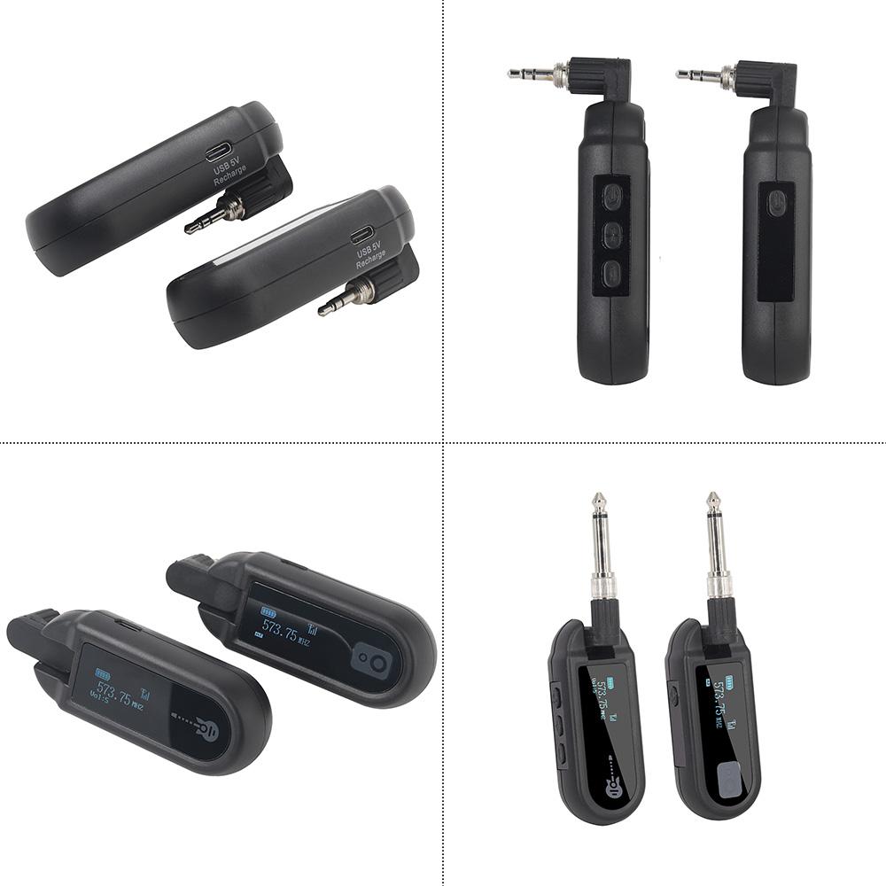 Беспроводная гитарная система, перезаряжаемый гитарный передатчик, приемник, УВЧ, регулируемая громкость для