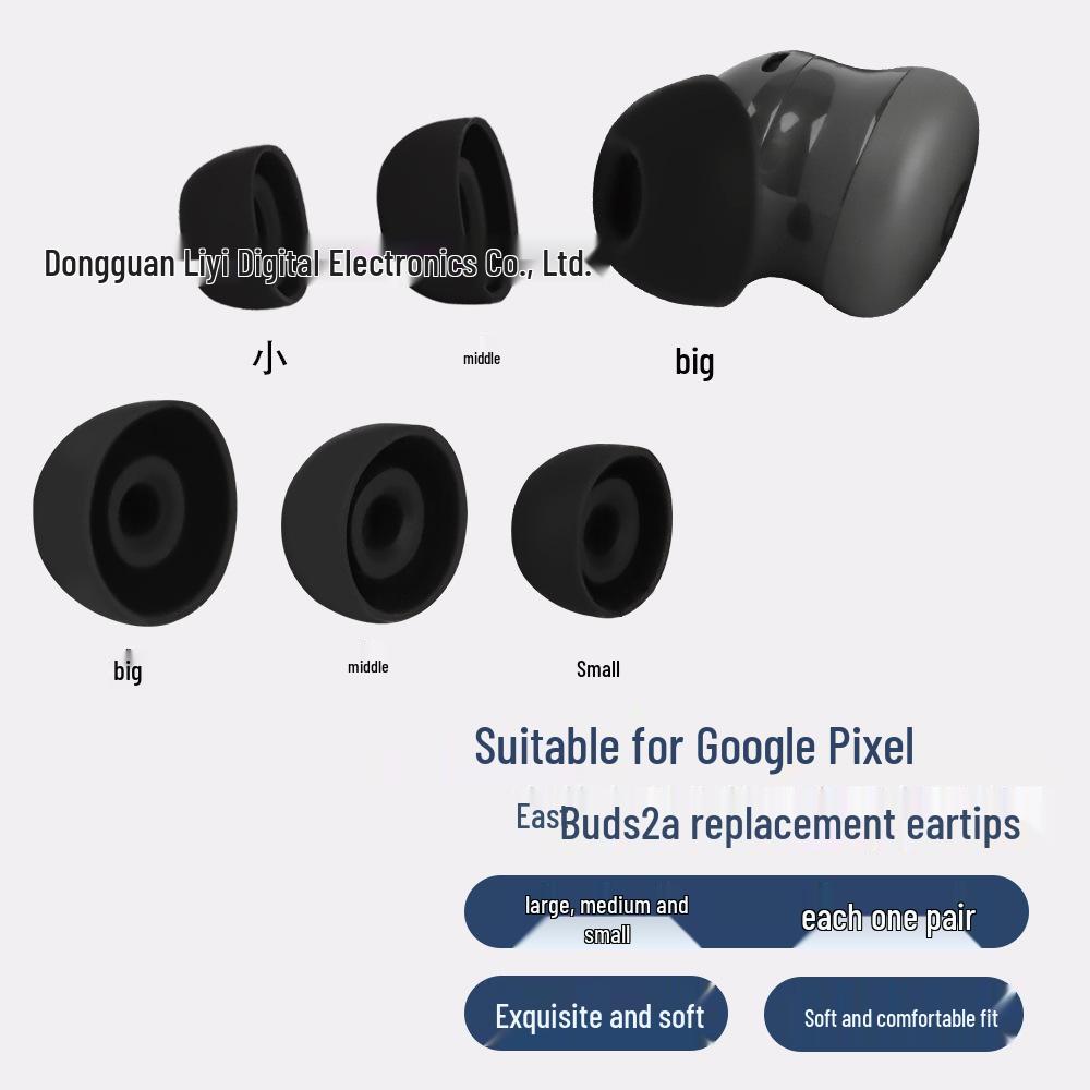 Compatible Silicone Eartips for Google Pixel Buds 2a Bluetooth Earphones