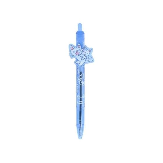 Канцелярские товары Sun-Star Товары Non-tan Шариковая ручка Светло-голубая S4660382 с акриловой пластиной с вырезами