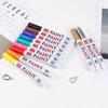 12PCS Car Paint Marker Pen Car Wheel Tire Oily Painting Mark Pen Auto Rubber Tyre Polishes Waterproof Metal Permanent